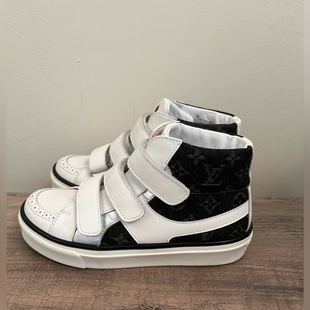 Louis vuitton monogram kids children shoes sneakers size EU 29 US 12
